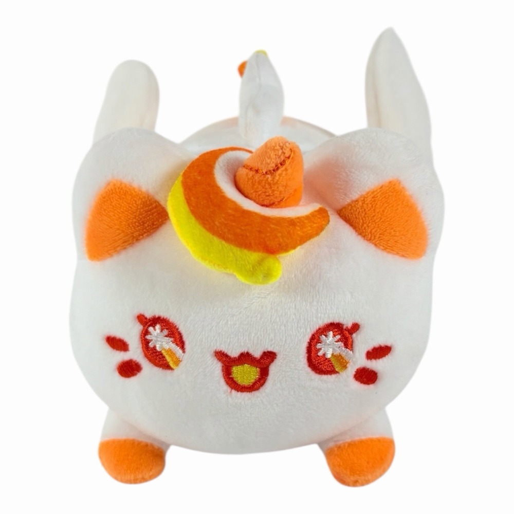 Aurora Tasty Peach Candy Corn Pegasus Meowchi Cat Stuffed Animal - 8 Inches